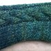 Bustina in lana color verde
