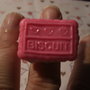 anello biscuit rosa - pink biscuit ring