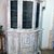 credenza con alzata shabby chic