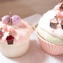 Orecchini pendenti con ciondolo dolcetto CUPCAKE -  Gioielli Cupcake - orecchini  Charm in bronzo - gioielli di compleanno - regalo di compleanno - regalo di compleanno sorella – regalo per amica