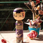 Bambola giapponese - Kokeshi Tradizionale PrugnoA490262