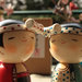Bambola giapponese - Kokeshi , Ragazza della Festa-A490198g