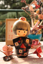 Bambola giapponese - Kokeshi Bellezza - A4902202