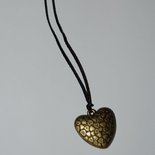 Collana con cuore rosso zircone | Gioielli