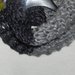 Sciarpa scaldacollo ad anello bicolore  nei toni del grigio