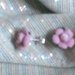 orecchini fiore rosa