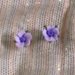 Orecchini fiore lilla-viola