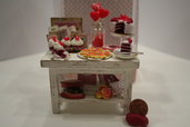 Miniatura San Valentine's day Sweet Table