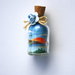 Bottiglia con paesaggio  - bomboniera - in sabbia mod. Piccolo 