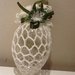 Uovo Pasqua decorato ad uncinetto