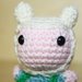 Pupazzetto uncinetto amigurumi "Finn" Adventure Time