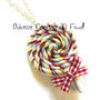 Collana Leccalecca Lollipop idea regalo pastel goth kawaii multicolor arcobaleno