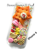 Cover IPhone 6/6s Stella, biscotto, cioccolato, rilakkuma, orso, kawaii, oreo, cupcake, biscotti, idea regalo, regalo ragazza