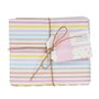 Set 5 Fat Quarters - Spots & Stripes Pastels