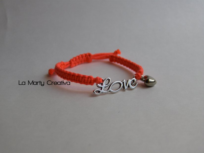 Bracciale Macramè In Filo Rosso Con Ciondolo Argento 925 – Nodo Di Strega Celtico, Amuleto Protezione E Fortuna