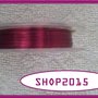 10 mt Filo in rame da 0,3mm magenta per bijoux