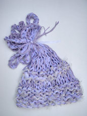 cappellino neonato lilla