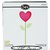  Sizzix Sizzlits   fustella mascherina cuore con gambo e foglie