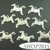 Charm Ciondolo cavallo  Argento antico 1,3×2cm