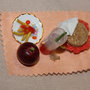 Miniatura handmade Tovaglietta Hamburger e Patatine
