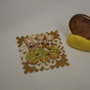 Vassoio con miniature di biscotti per doll house