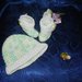 Stivaletti e cappellino bebè unisex misto lana con sfumature particolari 