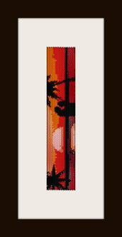 PDF schema bracciale tramonto love in stitch peyote pattern - solo per uso personale 