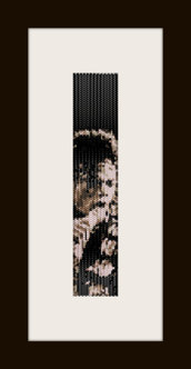 PDF schema bracciale Michael Jackson 3 in stitch peyote pattern - solo per uso personale 