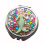 Specchietto compatto da borsetta sirena diamanti strass idea regalo sirenetta fashion