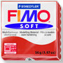 Panetto Fimo Soft 56 gr. - n. 24 rosso indiano