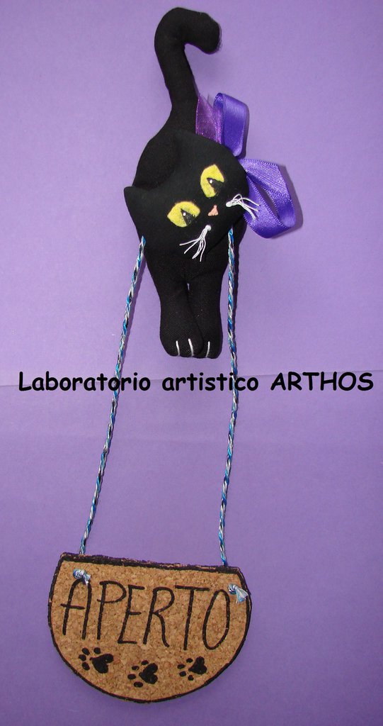 Targa In Metallo Vintage Con Gatto Nero E Scritta Wash And Dry, 20,3x30,5 Cm, Per Interni/esterni