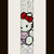 PDF schema bracciale Hello Kitty in stitch peyote pattern - solo per uso personale 