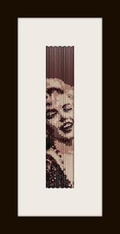 PDF schema bracciale Marilyn 4 in stitch peyote pattern - solo per uso personale 