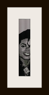 PDF schema bracciale Michael Jackson 4 in stitch peyote pattern - solo per uso personale 