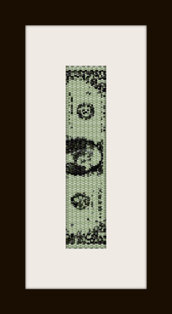 PDF schema bracciale One Dollar in stitch peyote pattern - solo per uso personale 