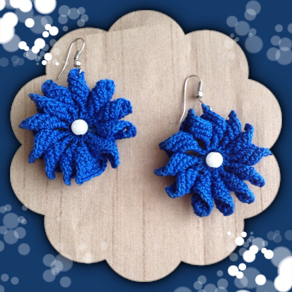 Orecchini Pendenti In Ambra Blu E Argento 925 Fatti A Mano - 2x1,5 Cm, Perle Naturali Di Qualità A+, Gioiello Lussuoso Per Donna E Mamma