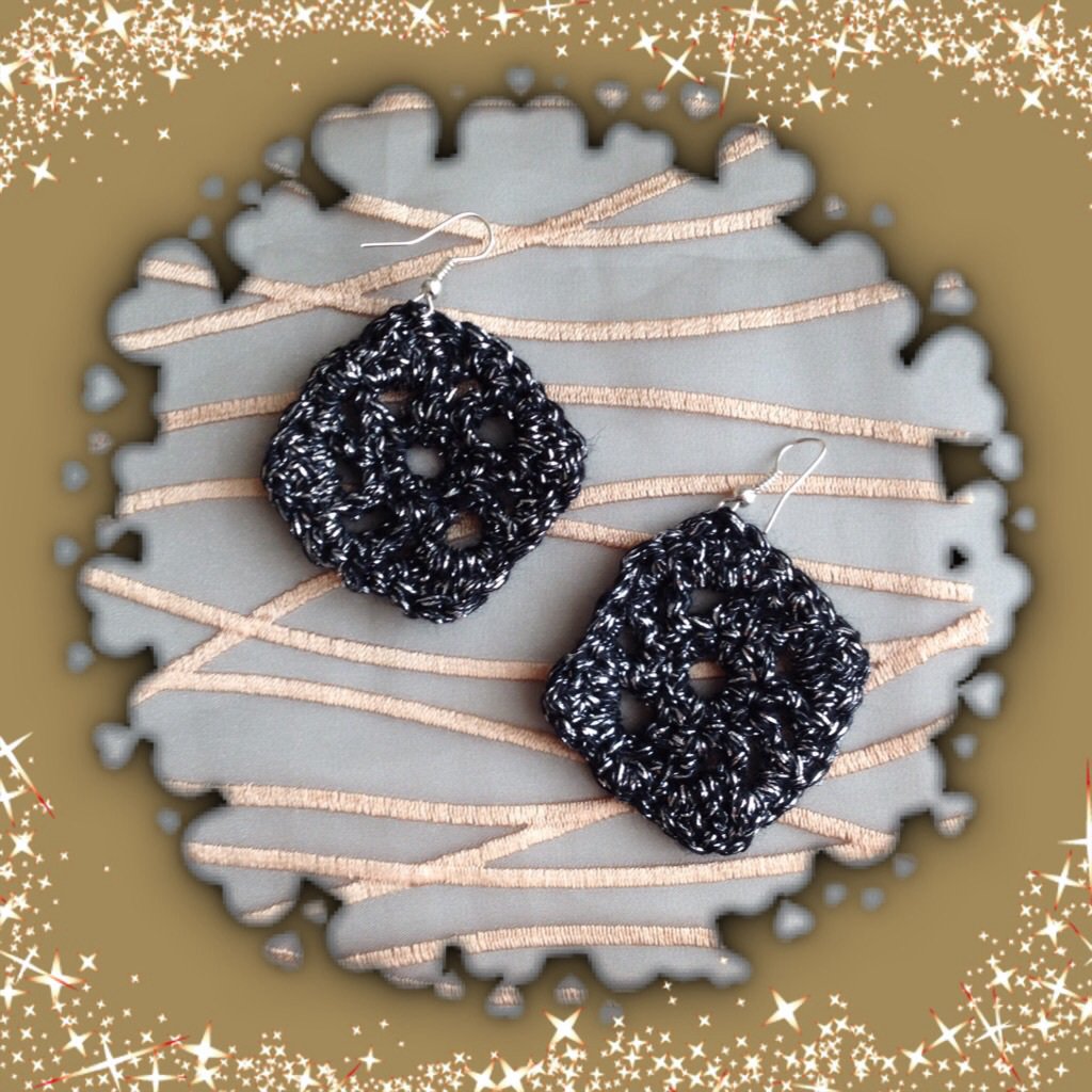 Orecchini Pendenti In Alluminio A Cuore Azzurri Fatti A Mano - Gioi - Foto 13