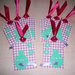 Pasqua Collection^^ - Lotto Etichette ChiudiPacco Pasqualine^^ Tag Decorative per Packaging e Scrapbooking (4pz) - Pink for Girl^^