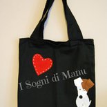 Shopping bag con Jack Russell