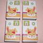 Pasqua Collection^^ - Lotto Scatoline decorate per regali e pensierini di pasqua - Bunny in Beige&Green (4pz)