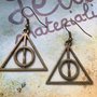 Orecchini Harry Potter I doni della morte bronzo