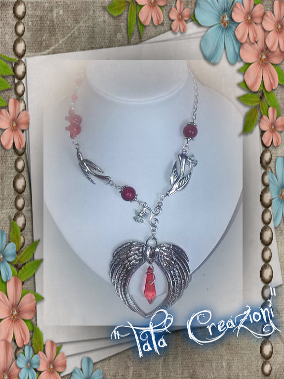 Set Di Gioielli Con Ali D'angelo CPSLOVE: Collana, Bracciale E Orecchini In Argento 925 E Zirconi, Regalo Donna