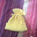 Cuffia per bambina a maglia