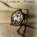 Ciondolo Cammeo Clessidra/Rosa 'Tattoo Collection' 