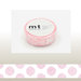 Washi Tape - Dot Script Pink
