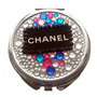 Specchietto da borsetta Chanel style compatto doppio specchio accessori fashion idea regalo ragazza - PEZZO UNICO!