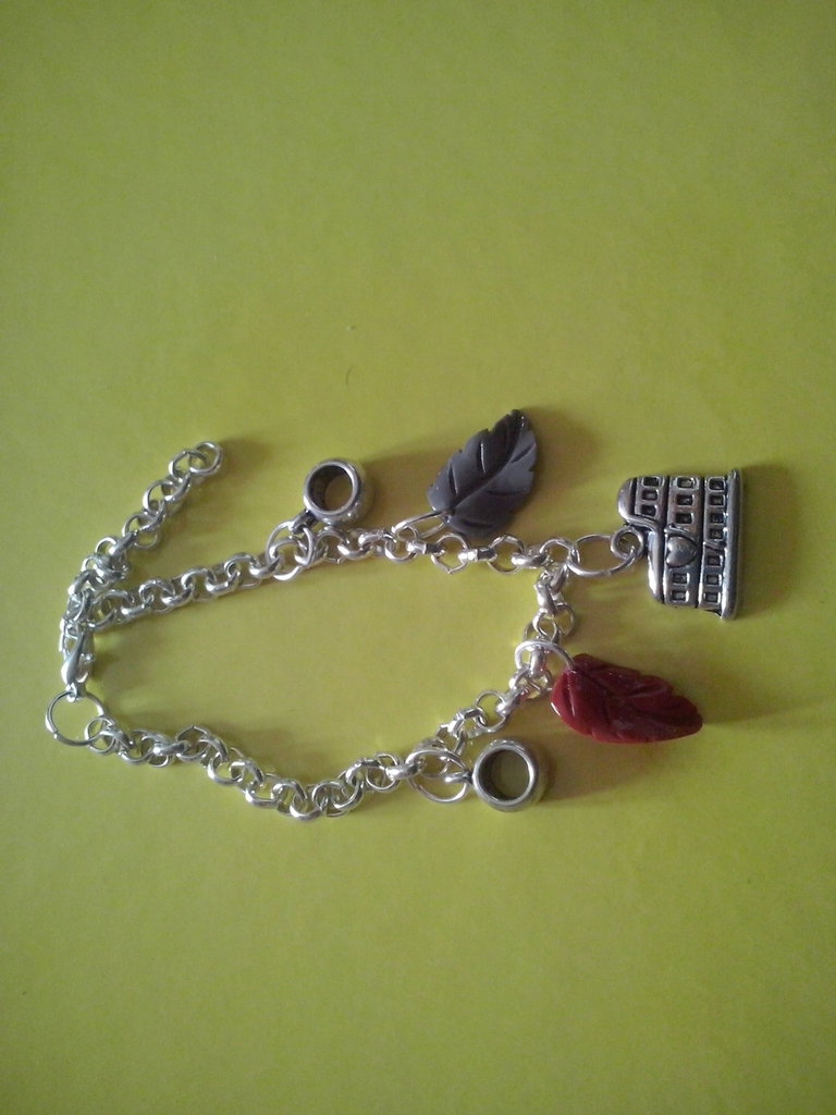 Bracciale Romantico Con Ciondolo A Rosa E Proiezione 'Ti Amo' In 100 Lingue - 10 Fiori E Cuore - Regolabile 19-24 Cm - Regalo Per Lei (festa Della Mamma, San Valentino, Compleanno)
