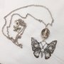 Collana Butterfly con Perle