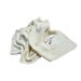 Copertina Cottonlove Crema con Gufo lavorata a maglia in cotone biologico