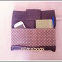 Borsa porta tablet smartphone e agenda di stoffa handmade*